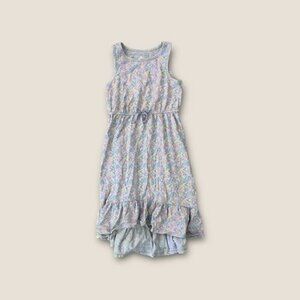 Circo Printed Sleeveless Casual Dress Gray Combo 4T